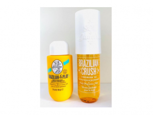 Set Sol de Jaineiro Brazilian Crush Body Fragrance Mist & Brazilian 4 Play Moisturizing Shower Cream-Gel