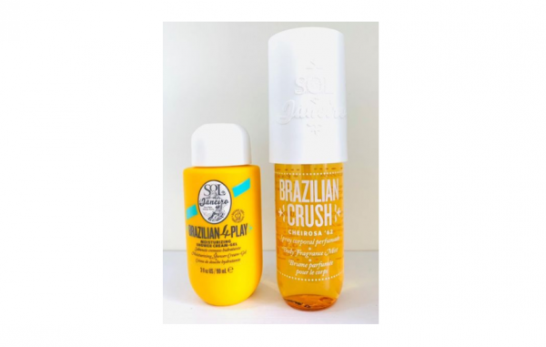 Set Sol de Jaineiro Brazilian Crush Body Fragrance Mist & Brazilian 4 Play Moisturizing Shower Cream-Gel