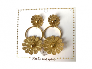 Aretes en flor
