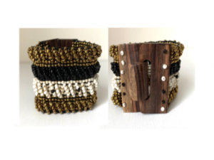 Pulsera Tejida madera