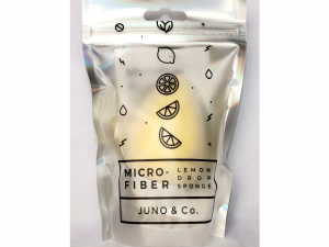 Microfiber Lemon Drop Sponge. Juno & Co.