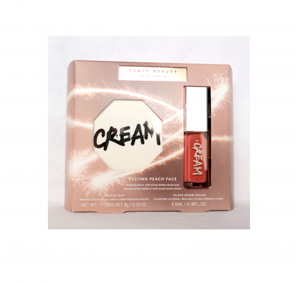Resting Peach Face Cream Blush + MINI Gloss Bomb Cream DUO