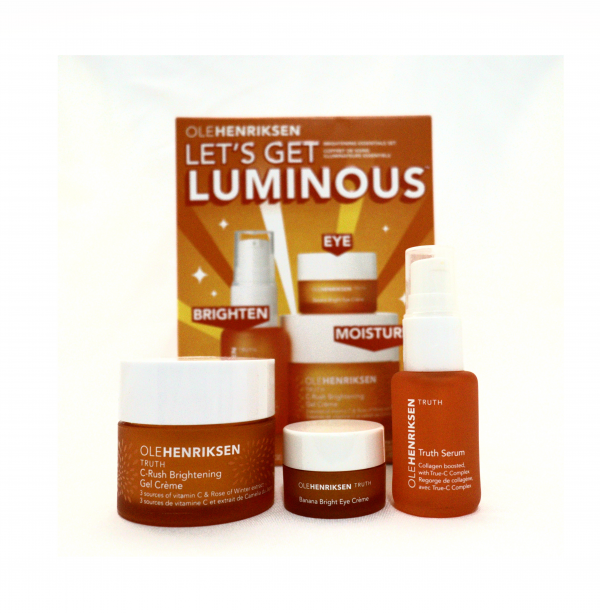 Let's Get Luminous™ Brightening Vitamin C Essentials Set. Olehenriksen