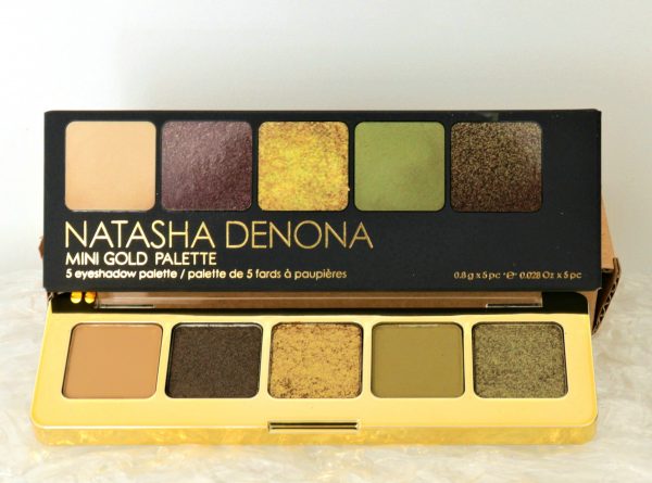 Mini gold eyeshadow palette. Natasha Denona