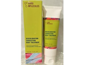 Discoloration correcting body treatment. Good molecules